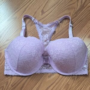 Victoria's Secret Body By Victoria Demi Racerback Bra in Light Purple